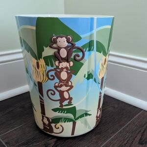 Super Cute 🐒🌴 MONKEY 🌴🐒 Garbage Can